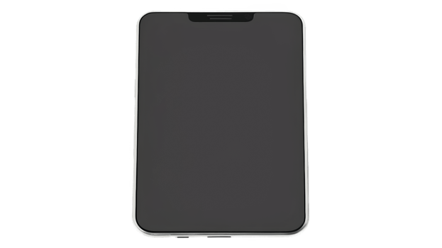 smart phone with screen isolated on transparent background png