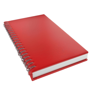 Red Notebook, Transparent Background Genereted AI png