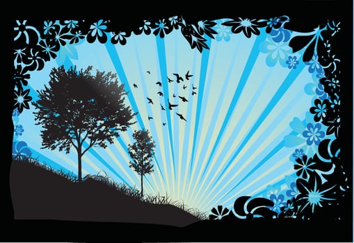 A very nice natural background vector