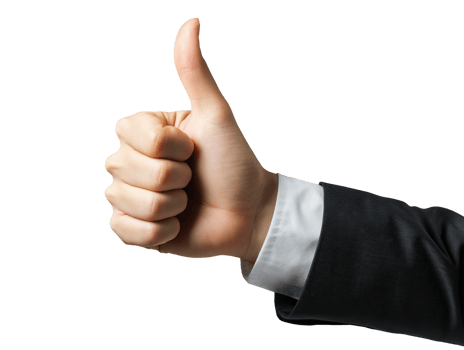 hand with thumb up png