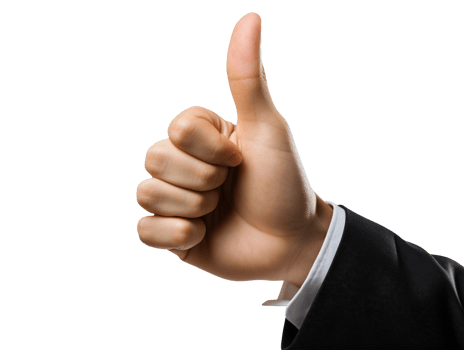 hand with thumb up png