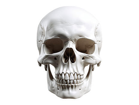 human skull isolated png