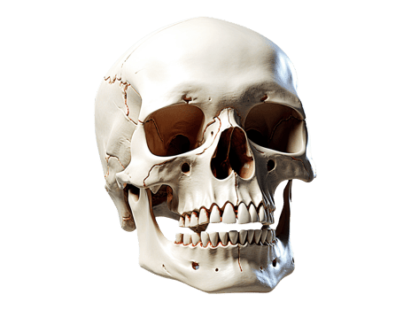 human skull isolated png