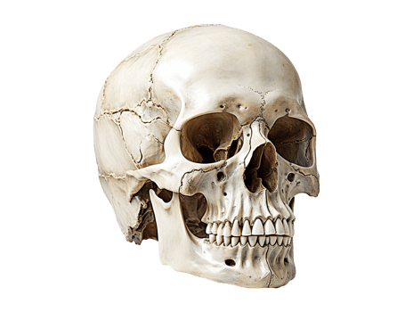 human skull isolated png