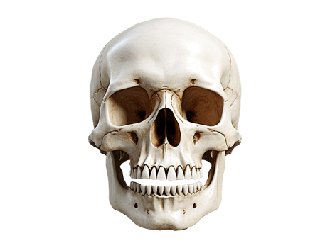 human skull isolated png