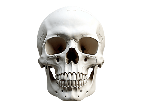 human skull isolated png