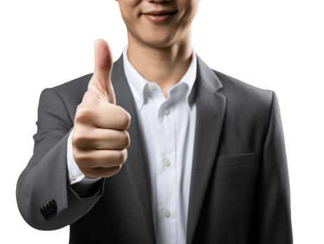hand with thumb up png