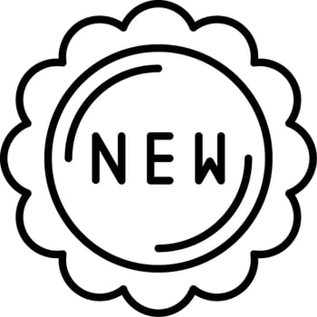 New Line Icon vector