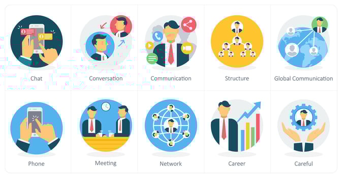 A set of 10 Business icons as wrist watch, clock, schedule vector