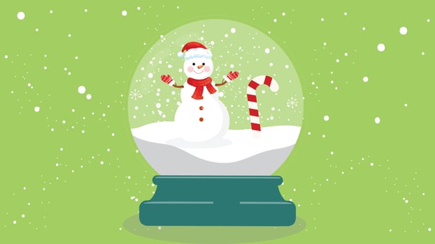 Snowball for Christmas festive decoration illustration vector