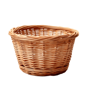 wicker basket transparent Background png