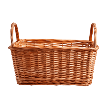 wicker basket transparent background png