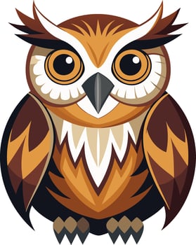 A cute bird design illustration silhouette wow vector