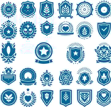 Various Icon Set of Logo vector
