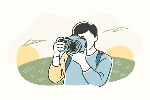 poster and banner design for world photography day vector