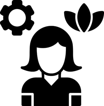 Stress Management Glyph Icon vector