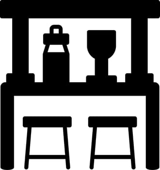 Bar Glyph Icon vector