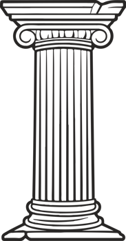 Greek column clipart design illustration png