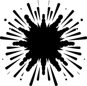 Explosion - High Quality Logo - illustration ideal for T-shirt graphic vector