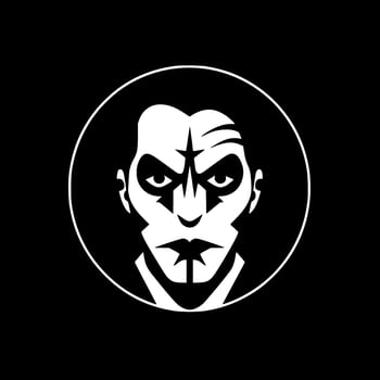 Gothic, Black and White illustration vector