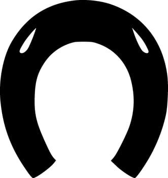 Horseshoe, Minimalist and Simple Silhouette - illustration vector