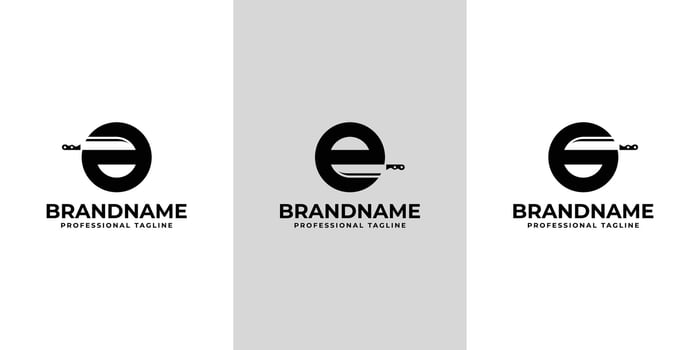 Letter A, E, or G Knife Logo, for Butcher Shops or Restaurant Branding vector