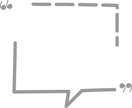 Hand draw doodle Black and white color speech bubble balloon with quotation marks, icon sticker memo keyword planner text box banner png