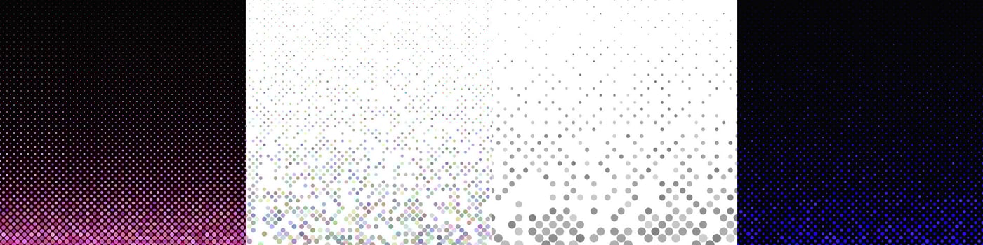 Abstract geometrical dot pattern collection vector