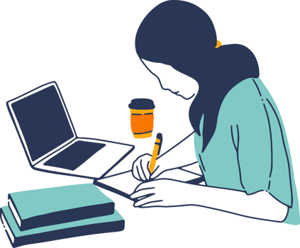 Remote Work and Digital Nomad, woman working from anywhere png