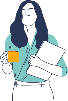 Remote Work and Digital Nomad, woman working from anywhere png
