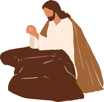 Minimal and simple cartoon Jesus christ, Christian religion png