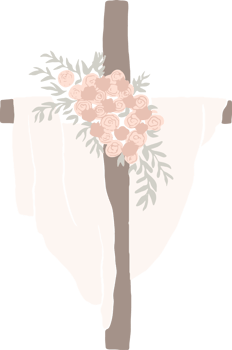 Minimal and simple Easter Cross, Christian religion png