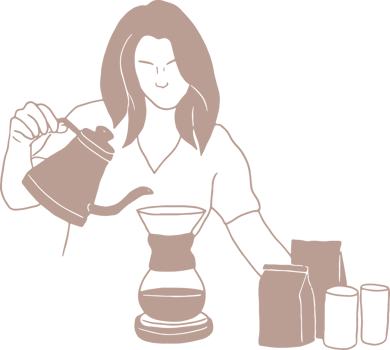 Minimal and simple Barista, coffee maker, coffee shop menu png