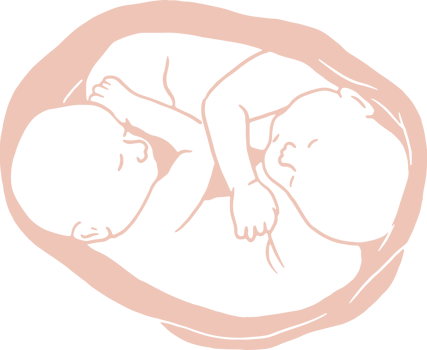 Minimal and simple newborn twins, adorable baby png