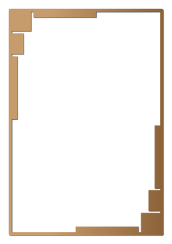 A4 frame simple borders png