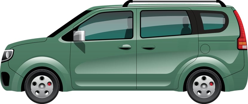 Flat cars set. Taxi and minivan, cabriolet and pickup. Bus and suv, truck. Urban, city cars and vehicles transport flat icons. Cabriolet and truck, car and bus, automobile pickup illustration vector