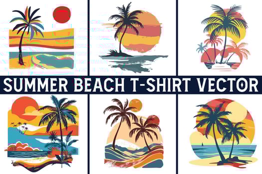 Summer beach t shirt , Summer slogan with beach illustration, Summer, Aloha surf typography for t-shirt print , beach print vector