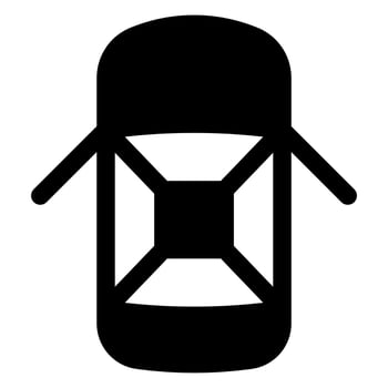 door glyph icon illustration isolated on white background vector