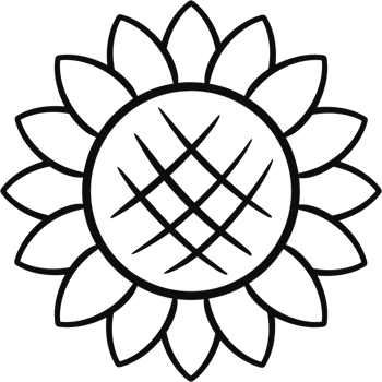 Floral Flower simple hand drawn. png