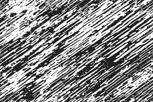 Distressed Black and White Grunge Overlay with Rough Texture vector