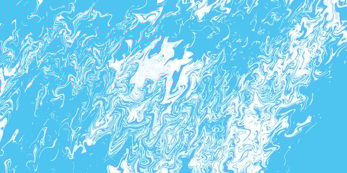 Water ripple texture. Blue background with marble texture. Water surface. Abstract painting mix stains. Liquid paint that flows. Blue and white paint streaks vector