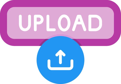 Upload Flat Icon vector