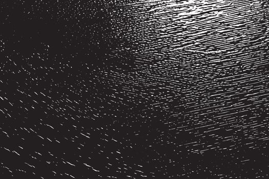 Rough and Weathered Black Grunge Texture on a White Overlay vector