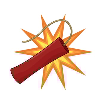 illustration of dynamite stick vector