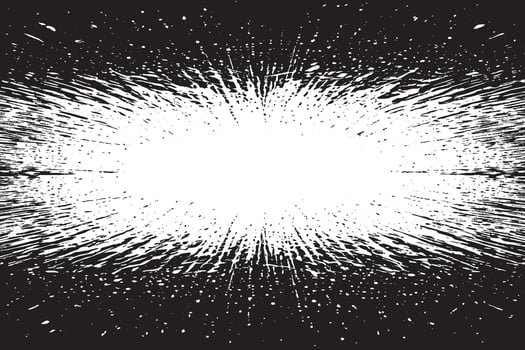 Black Monochrome Grunge Overlay with Distressed Gritty Texture on White Background vector