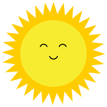 Cartoon Sun Transparent Background png