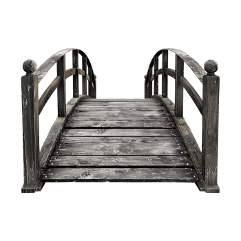 Footbridge isolated on a transparent background png