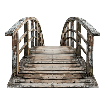 Footbridge isolated on a transparent background png
