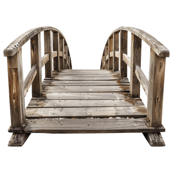 Footbridge isolated on a transparent background png