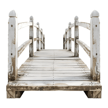 Footbridge isolated on a transparent background png